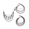 Pants Chain with Hollowed  Cross Wallet Chain Adult Jeans Pocket Chain Hiphop Rock Style Chain for Fashion Enthusiasts