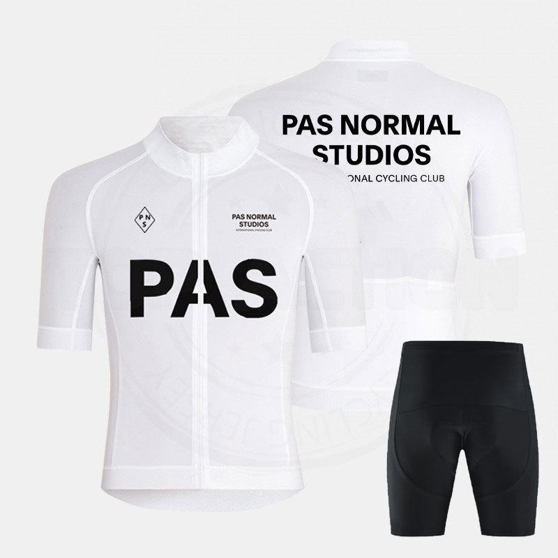 PAS Men's Short Sleeve Cycling Suit Overalls Set Breathable Summer Breathable Cycling Sportswear 2026