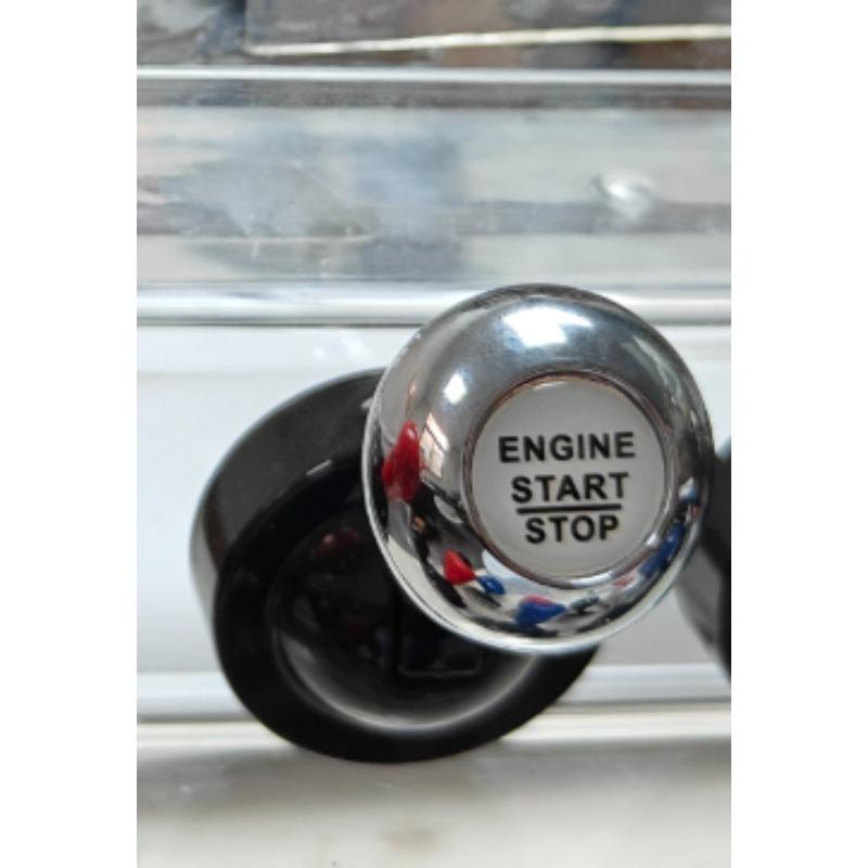 Car One Touch Start Button with Push To Start Rocker Lever Retro Joystick Decoration Automotive Interior Accessories Gift