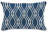 Blue White Geometric Linen Pillowcase Sofa Cushion Cover Home Decoration Can Be For You 30X50 40X60