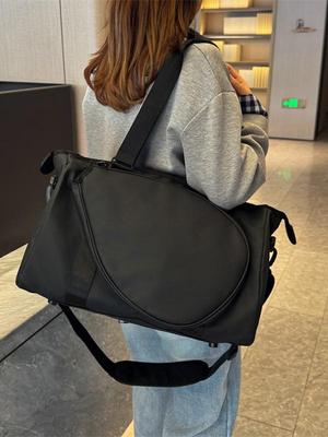 2025 Stilvolle Fitness Badminton Schlägertasche, Handtasche mit großem Fassungsvermögen, Sporttasche zum Umhängen für Kurzstreckenreisen.