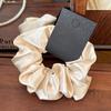 Korean Style Satin Large Intestine Ribbon Hairband Gentle Temperament Black Mourning Hair Accessories