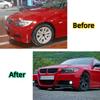 2pcs M-Tech Style Front Bumper Side Splitter Cover Lip Spoiler Fog Lamp Cover For BMW 3 Series E90 E91 320i 330i 2005-2012