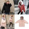 Premium Women Short Warm Coat With Hoodies For Cozy Winter Parkas Fashion