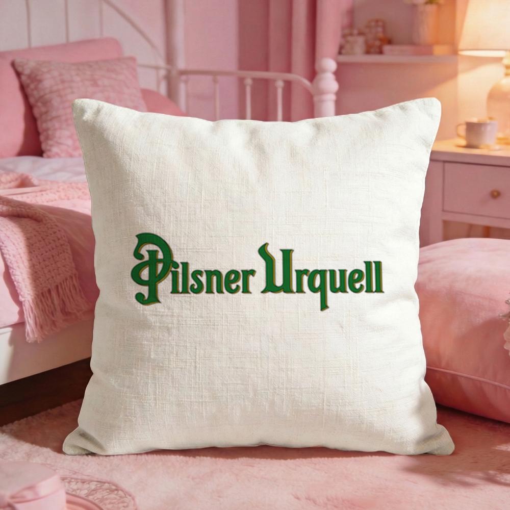 Potah na polštář Beer Pilsner Urquell Prémiový komfort Oboustranný potah na polštář Design dva v jednom Pro jakoukoli místnost Interiér auta