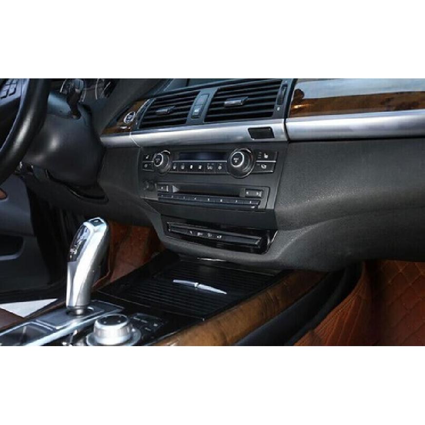 For BMW X5 X6 E70 E71 Bright Black Button Frame Console Auxiliary Switch 2008-13