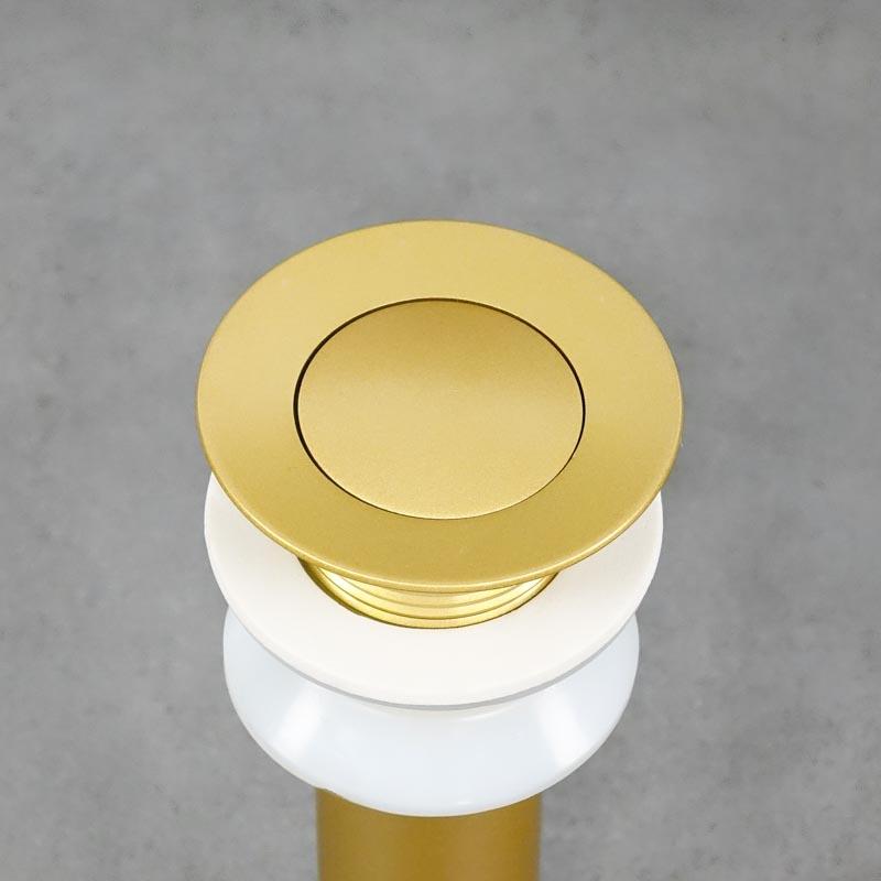 Antique Brass Washbasin Stopper Without Overflow GOLD GLEN 1 21