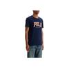 Polo Ralph Lauren Lettered Pullover Crew Neck Short Sleeve T-Shirt Men Tops Blue 710961130-001