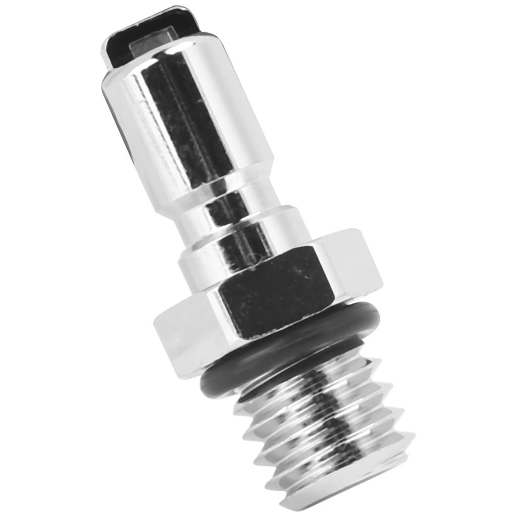 For BCD Power Inflator Adapter Chrome Plated Brass Diving Exhaust Valve Nipple Replacement