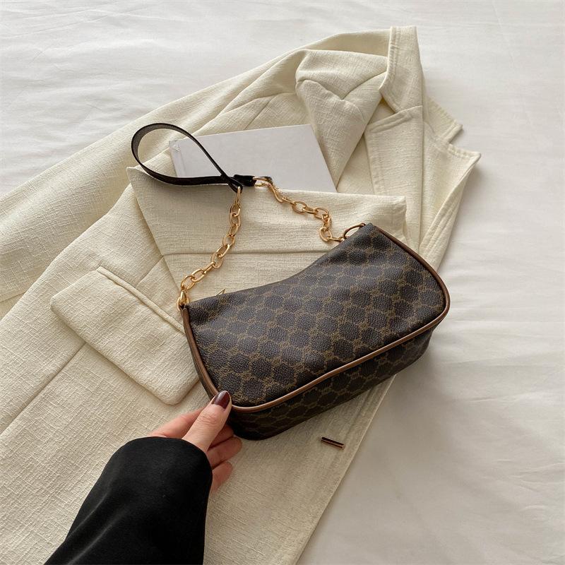 New Bag with High Appearance  New Fashion  Simple and Light Luxury Shoulder Bag with Fashionable Temperament  Crossbody Small Square Bag