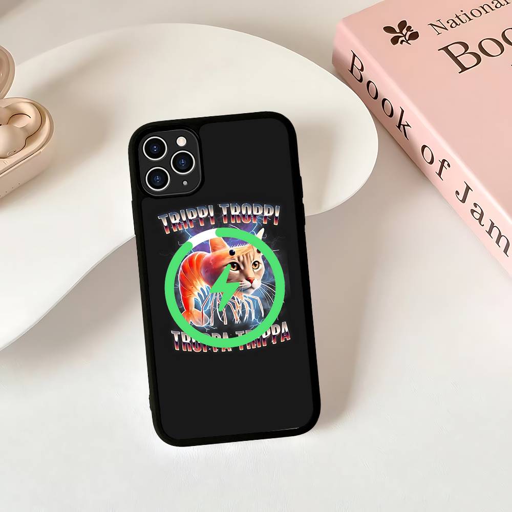 

I-ITALIANS B-Brainrot Creative Animal For Magesafe Magnetic Wireless Phone Case For IPhone 17 Pro Max Air 13 12 Mini 16 15 14 11 iPhone 12