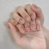 Artificial Nail Tips with Heart and Star Patterns 24 Pieces Lightweight Comfortable Fit for Various Occasions