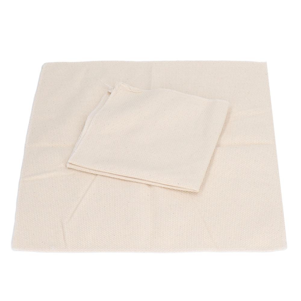 2pcs Overlocking Edge Punch Needle Fabric Cotton Material Cross Stitch Aida Cloth For Art Projects
