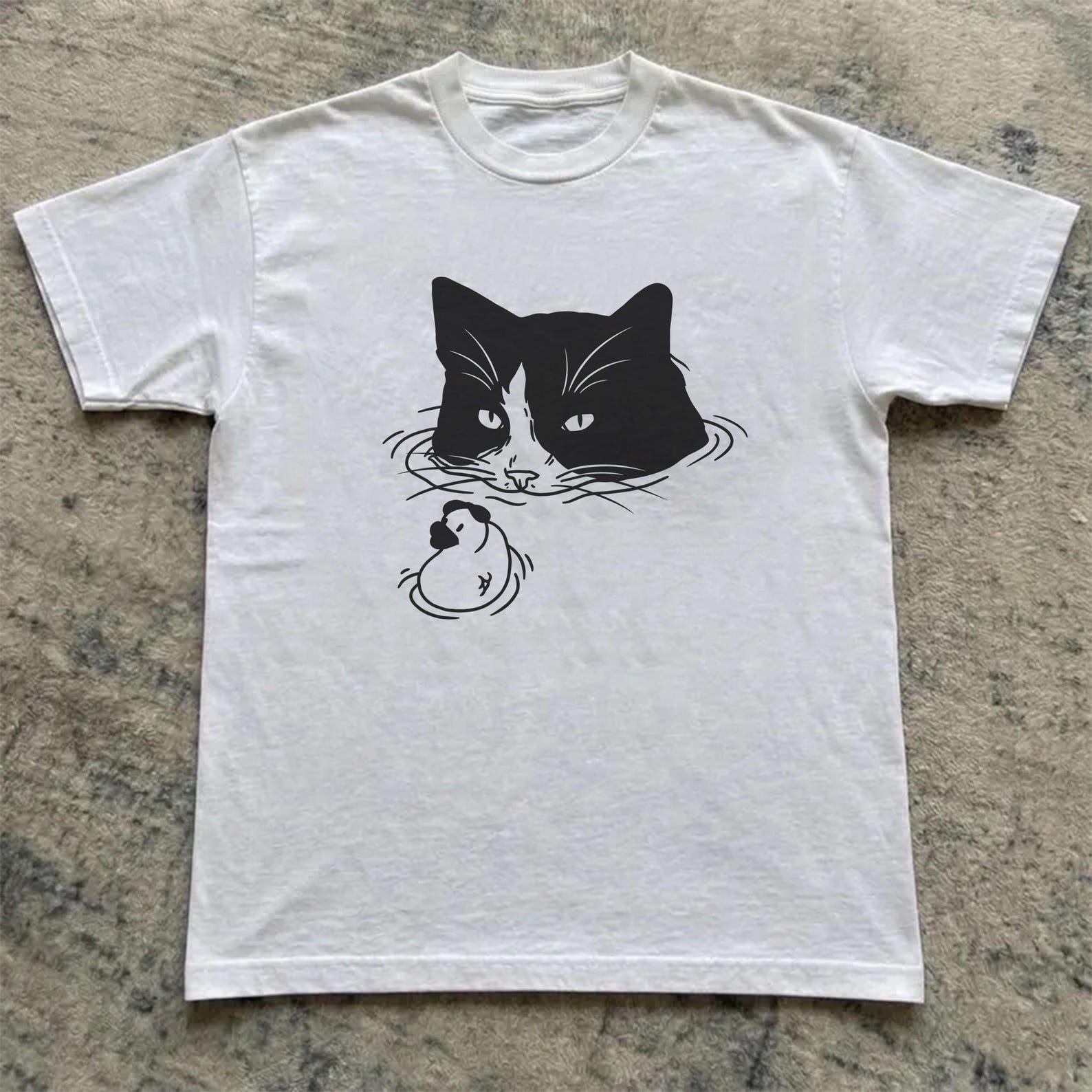 Collection Cute Cat T-Shirt, Cat Graphic tee, Indie shirts, Cat Graphic Tee,unisex 2XL