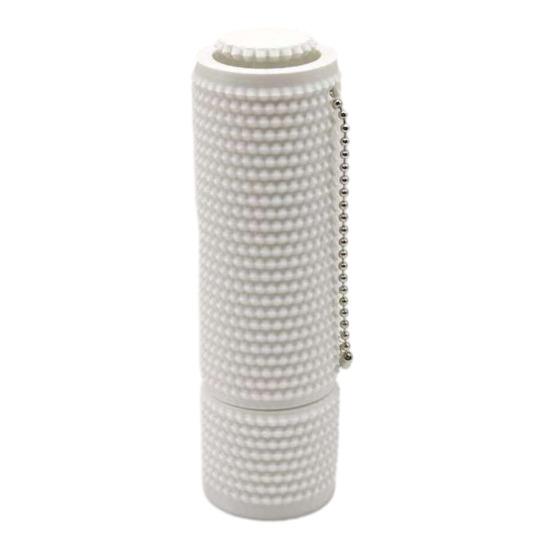 

3D Printed Spiky Fidget Toy with Ball Chain, Stress Relief Gripper Sensory Toy with Spinner & Clicker, Portable Travel Massage Stick Pain Stimming