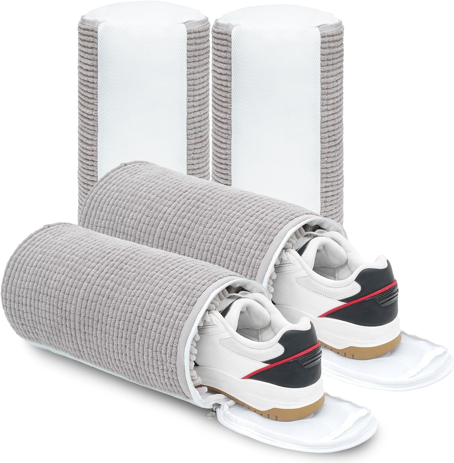 

1/2PCS Shoe Wash Bags, Reusable Mesh Laundry Bag with Zipper, Protective Anti-Deformation for Sneakers Gym Shoes, Washer Dryer 37 17cm