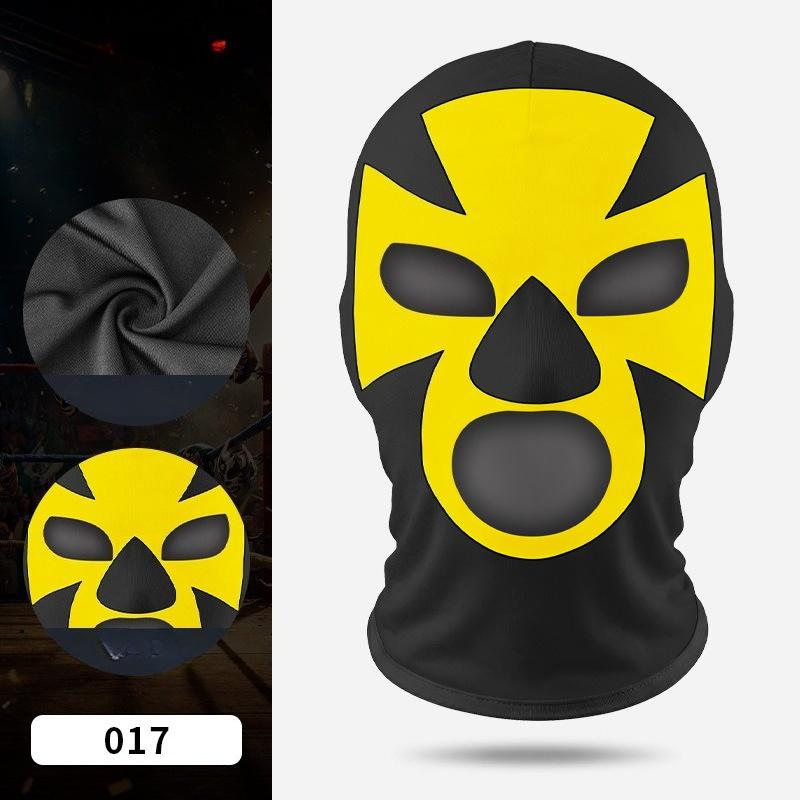 Wrestling Mask Boxing Mask Face Elastic Milk Silk Mask Lycra Fabric Costume Party Mask Printed Halloween Party Dress Up