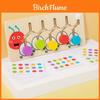 Wooden Color Sorting Puzzle Game For Kids Brain Development Educational Toy