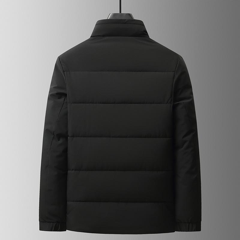 Herren Winter Freizeit Verdickte Baumwolljacken für Mittelalte und Ältere Väter Herbst- und Wintermäntel und Baumwolljacken