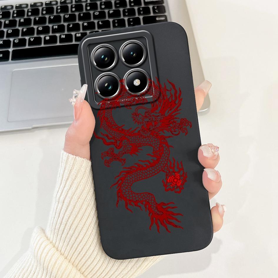Für Xiaomi 14T Hülle 14T Pro Cover Süßer Cartoon-Panda Weiches Flüssigsilikon Stoßfest Funda Für Xiaomi 14T Pro Mi14TPro 5G Hülle