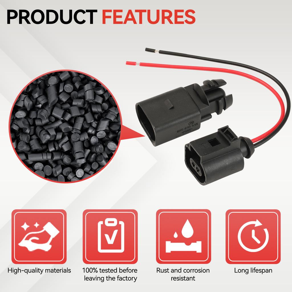For VW Passat Polo Tiguan Santana CC Jetta MAGOTAN Golf Superb Sagitar Outside Air Temperature Sensor 8Z0820535 6RD820535 Set