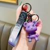 Chameleon Stylish Resin Bear Keychain Cute Couple Car Accessory Perfect For Birthdays And Holidays