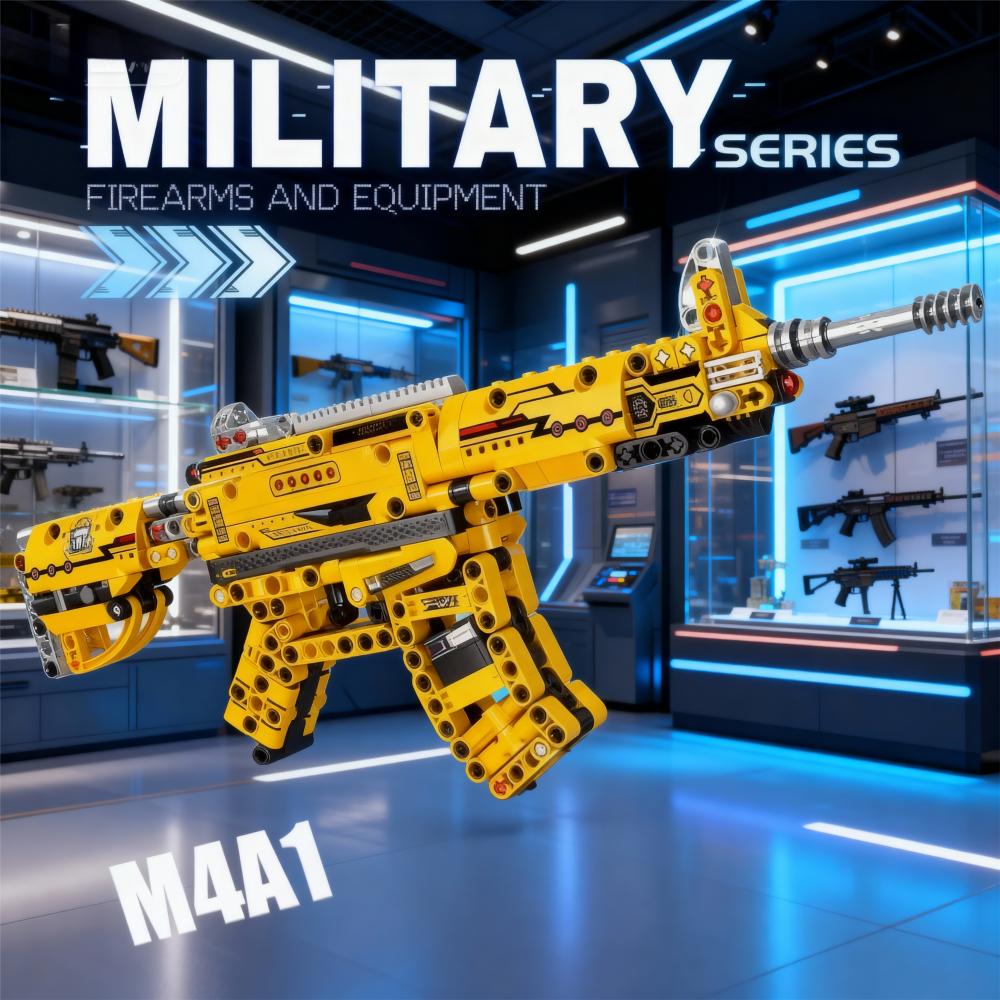 World War II Military Series 1206 Kar98k Rifle Model Assembly Block Set Toy Boy Children's Festival Gift