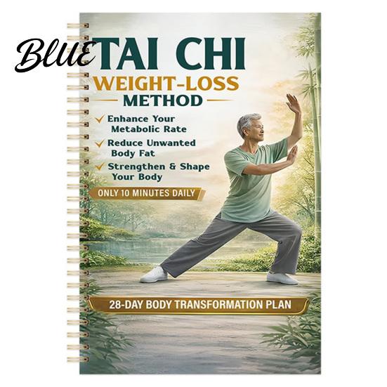 Tai Chi Fitness Guide Daily Practice Planner Seniors Beginners 28-Day Workout Log Improve Balance Wellness Strength Weight Loss Book Training