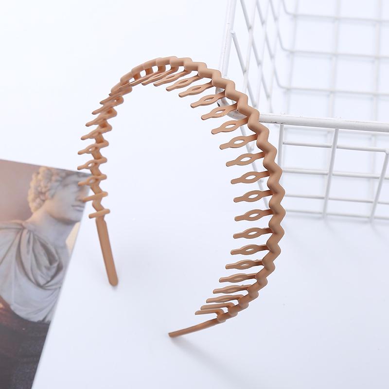 Bandeau Denté Antidérapant pour Femmes Coréennes et Organisateur de Frange