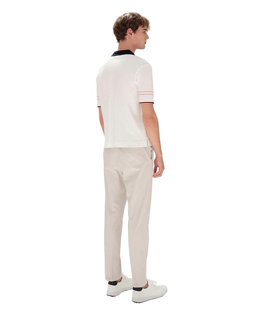 AVEN Classic Hampton Knit Polo Shirt White