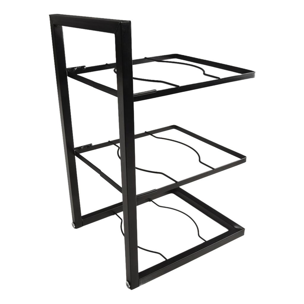 Heavy Duty Pan Rack Under Cabinet Under Sink Storage Light Brightness