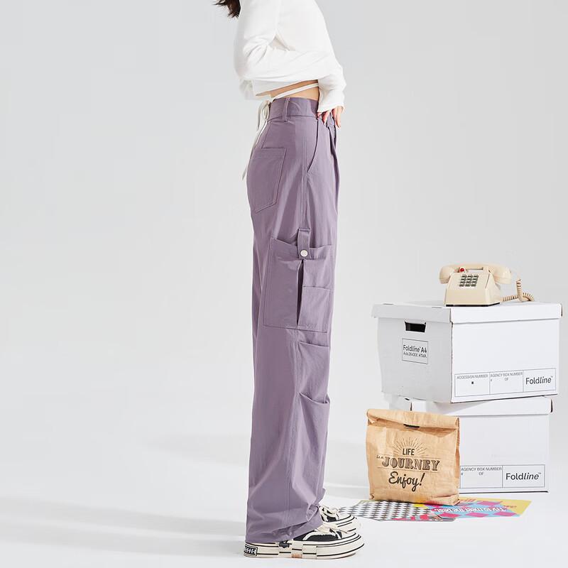 TonLion Women's Loose Casual Cargo Drawstring Cuff Pants