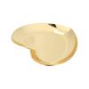 Nail Art Display Board Stainless Steel Heart Shape Cosmetic Makeup Manicure Tips Color Mixing  