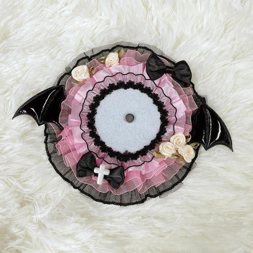 Rose Pins Display Base Bow Love Heart Badge Frame Pendant 55-75mm Badge Display