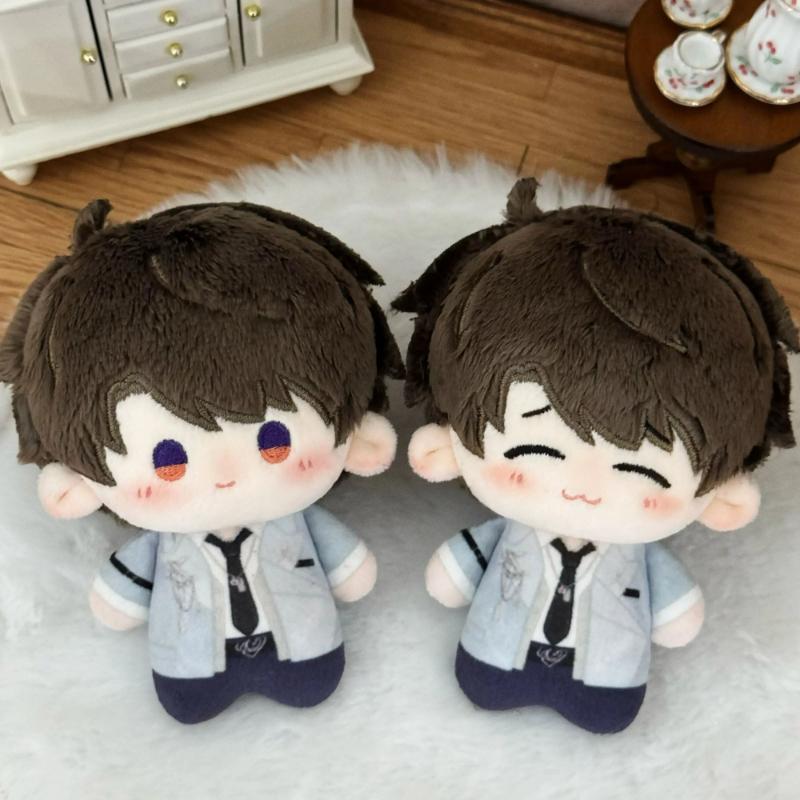 10cm Anime Spiel Liebe und Deepspace Kawaii Cosplay Weiche Baumwollpuppe Seestern Körper Caleb Geburtstagsreihe Mini Spielzeugfigur Geschenk für Fans