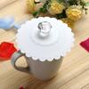 Universal Diamond Silicone Cute Sealed Anti-dust Glass Cup Cover Coffee Mug Suction Seal Lid Cap Leakproof Seals Glass Mugs Cap