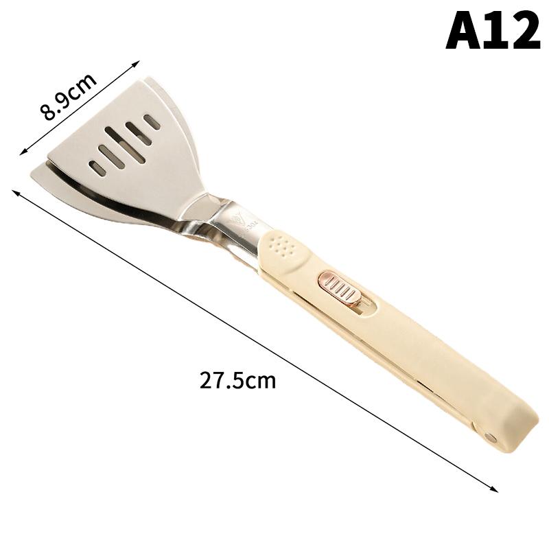 Stainless Steel Food Tongs Household Kitchen Thickened Heat-resistant Steak Tongs Food Buffet Barbecue Roasted Meat Bread Clips