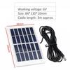 6V 1.2W Polycrystalline Solarzelle mit Kunststoffrahmen, 3M DC-Kabel