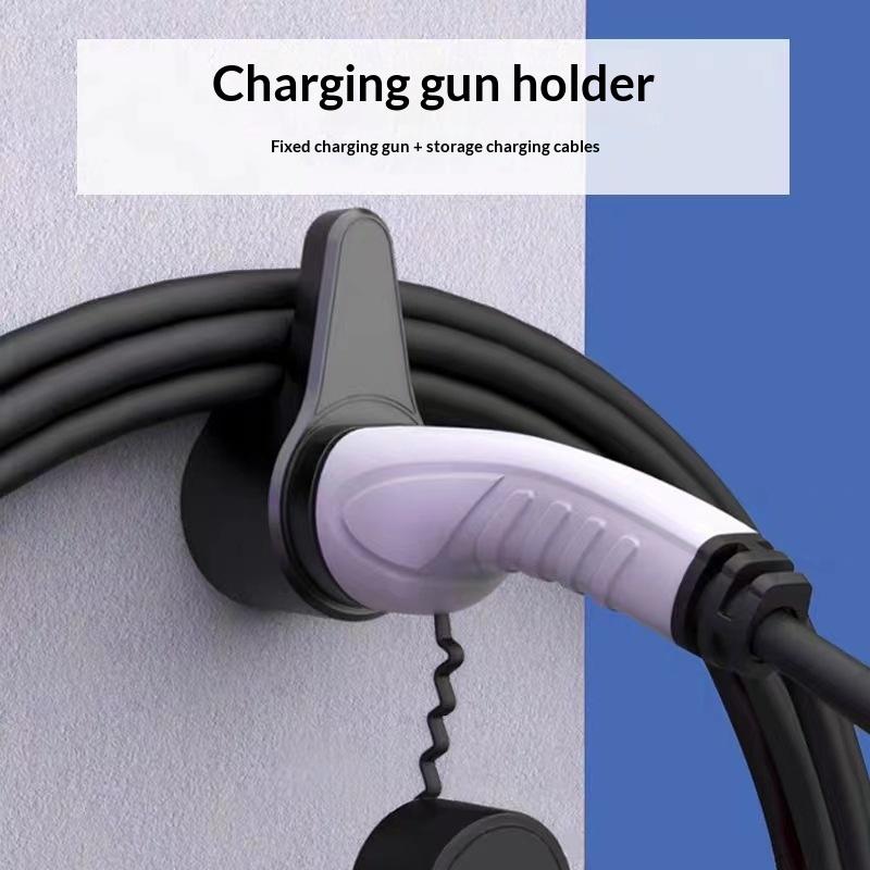 Ladekabel Stecker Halter Zusätzlicher Schutz Wandhalterung Wallbox Steckdose E-Auto Ladegerät Steckerhalter Für Elektrofahrzeug Typ 2/Typ 1