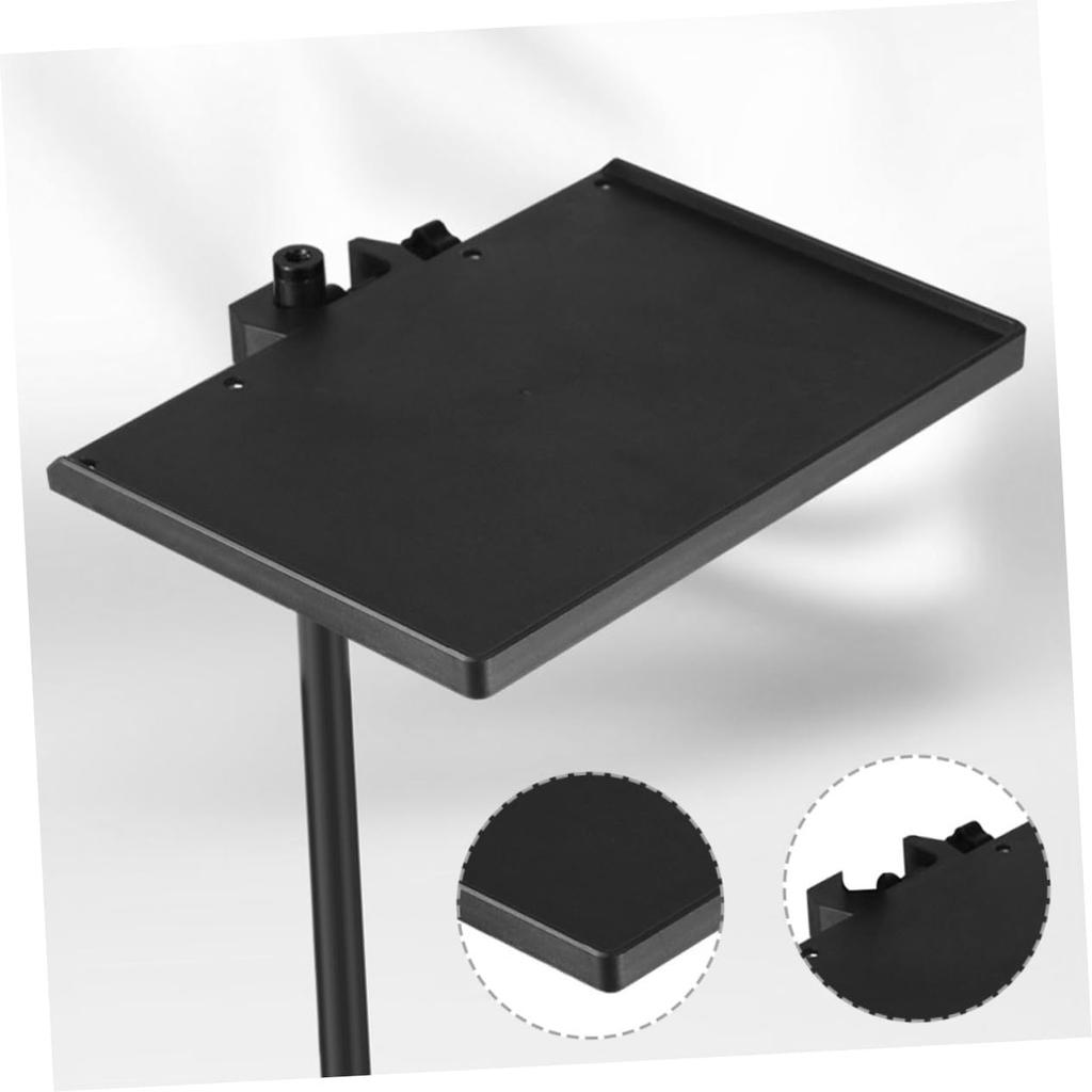 NUOLUX Mobile Phone Live Broadcast Stand Microphone Sound Card Tray Adjustable Bracket Stand Microphone Multifunctional Microphone Storage Tray Holder
