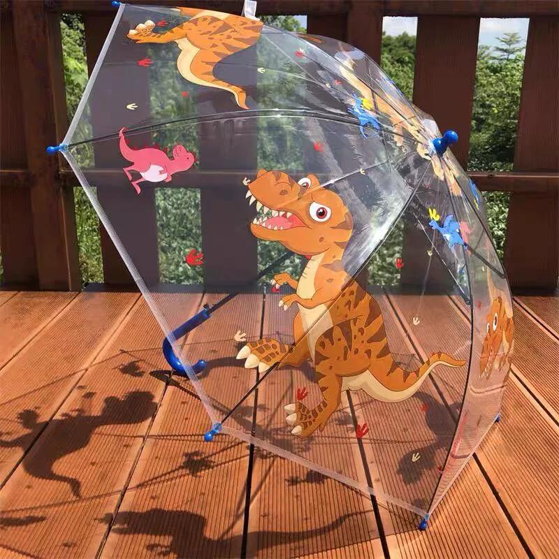 Nouvelle équipe d'ingénierie de camion de pompiers parapluie transparent pour enfants maternelle créatif mignon dessin animé bébé étudiant garçon parapluie