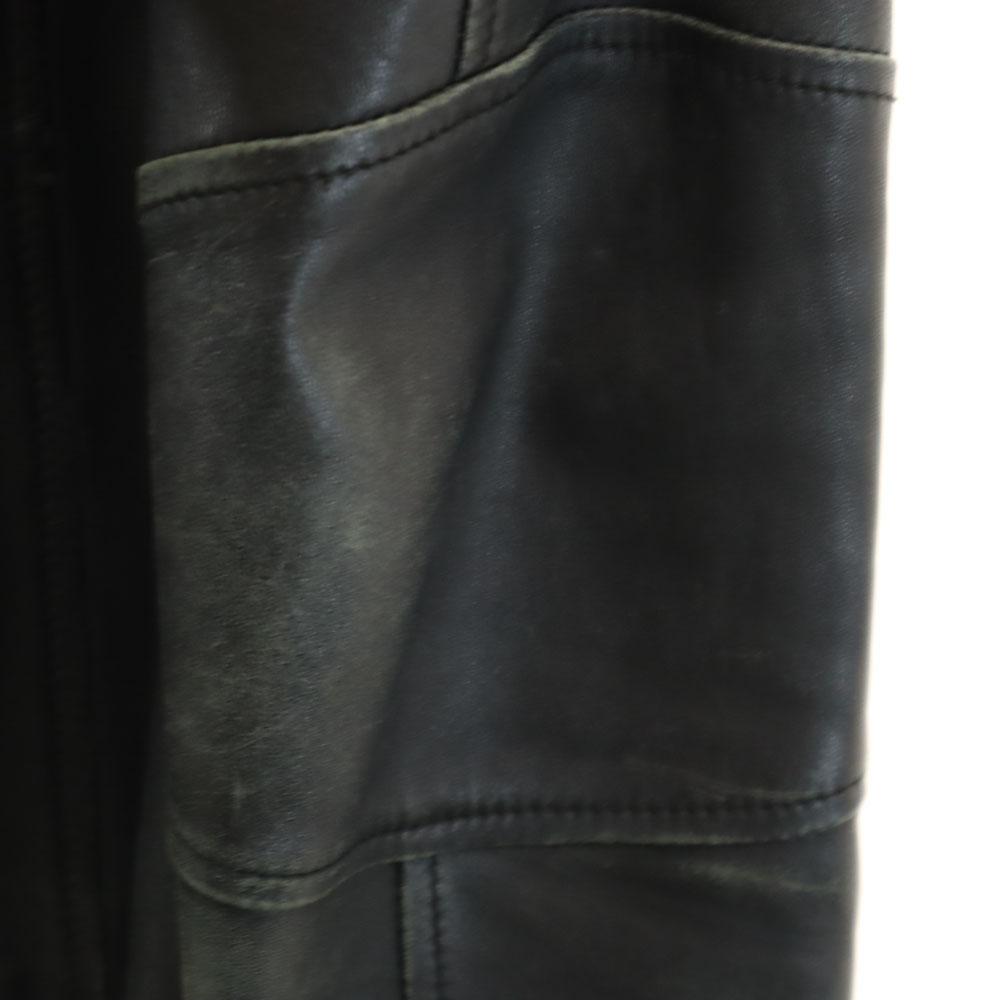 MAX&CO leather jacket 40 black Women Used