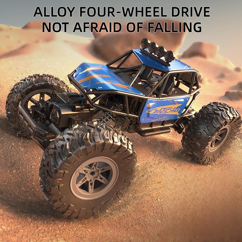 Alloy Remote Control Off-road Vehicle High-speed Four-wheel Drive Climbing Rechargeable Electric Car Children's Boy Toy Racing