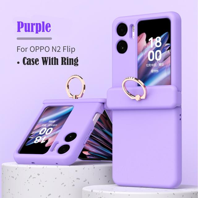 Hinge Protective Ring Funda For Oppo Find N2 Flip Case For Oppo Find N2 Flip 5g Hinge Case Protection Heavy Armor Full Cover