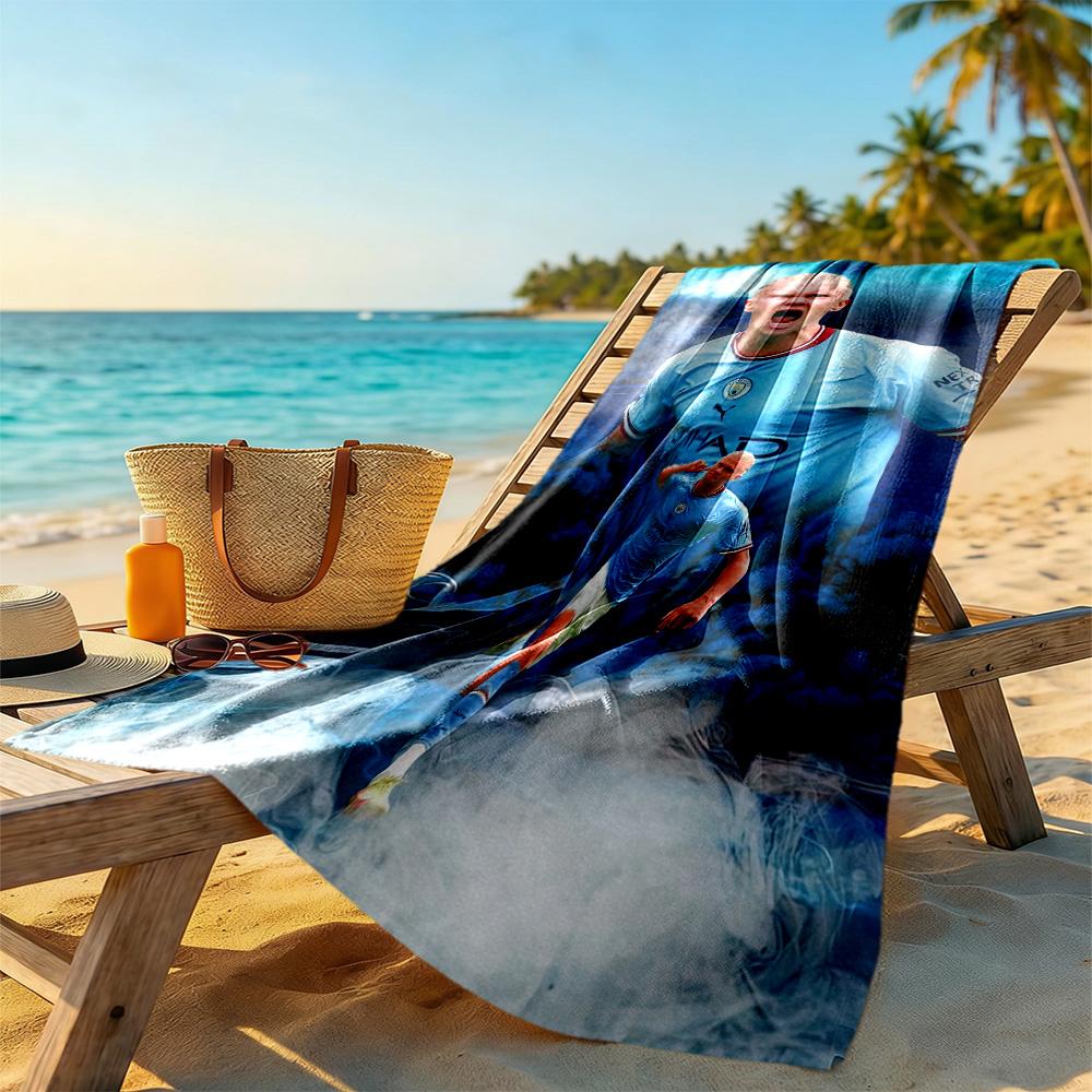 Asciugamano da Spiaggia Stile Haaland Alta Assorbenza & Asciugatura Rapida Confortevole Leggero