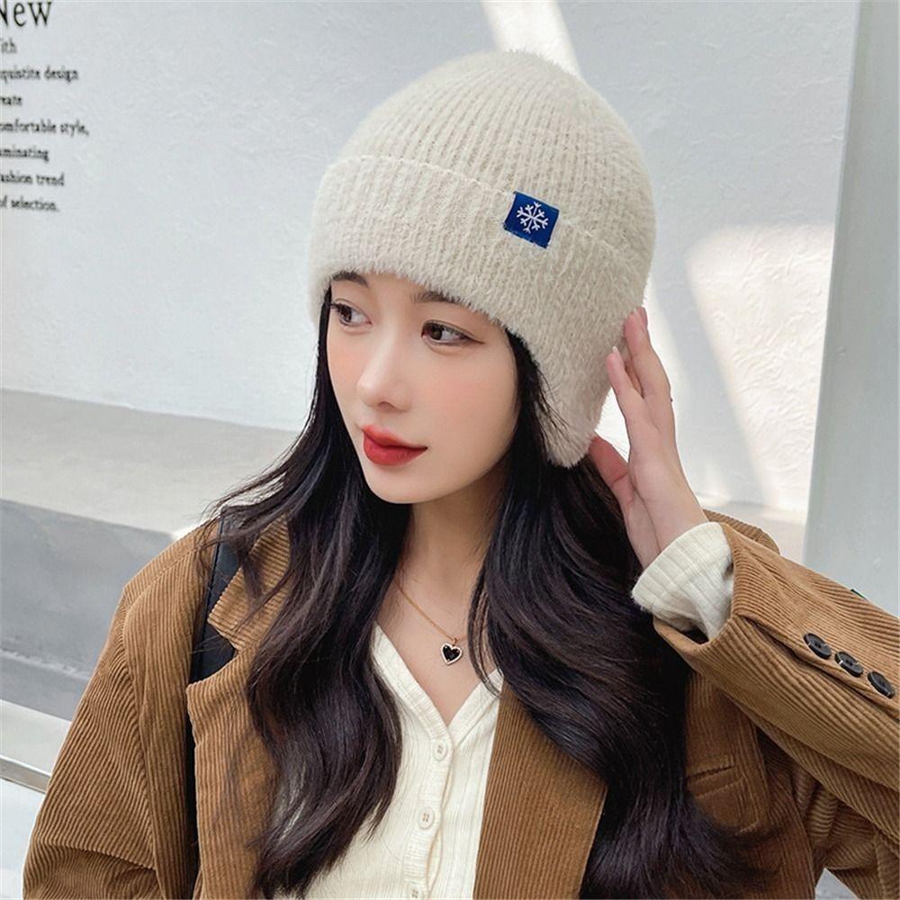 Warm Windproof Earflap Winter Hat Knitted Beanies Cap Fashion Knit Ski Hat  Winter Season