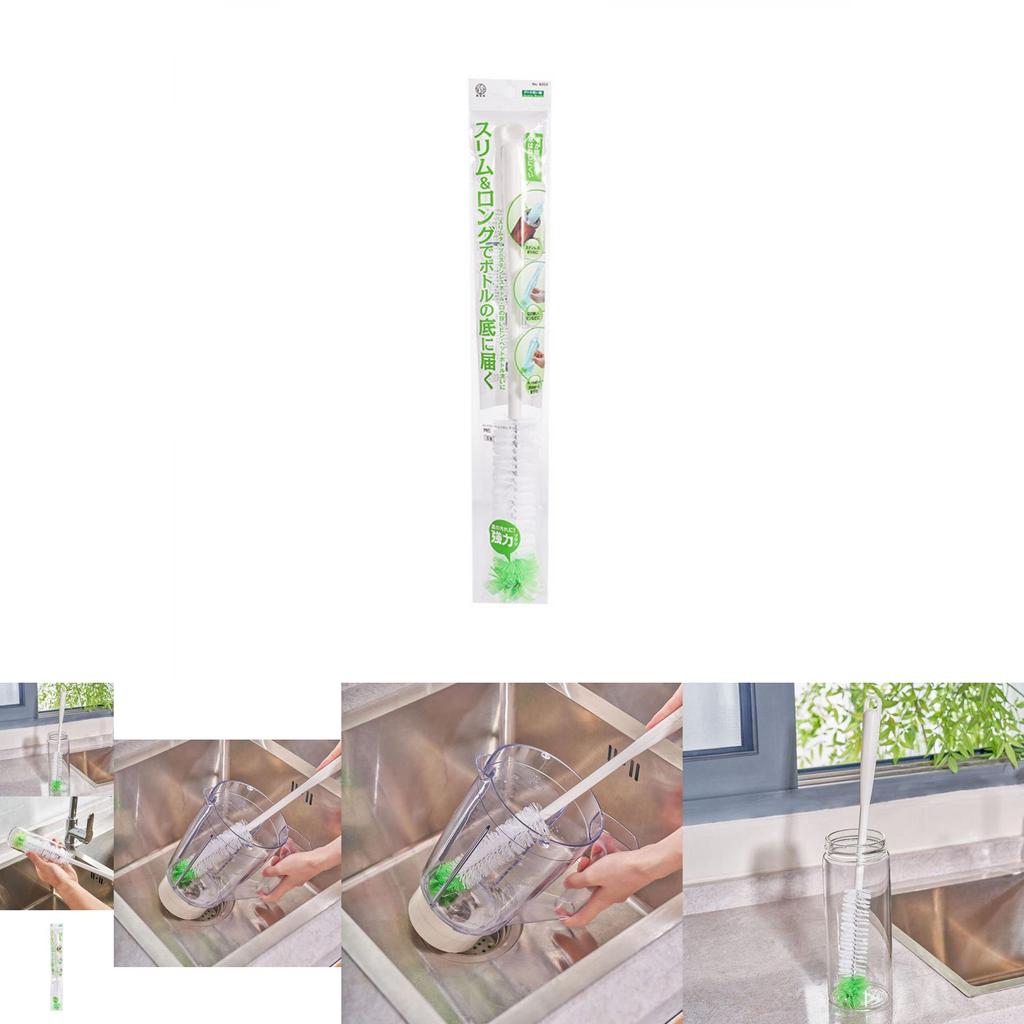 Long Handle Plastic Brush For Efficient Cleaning Of Bottles Cups And Kitchenware