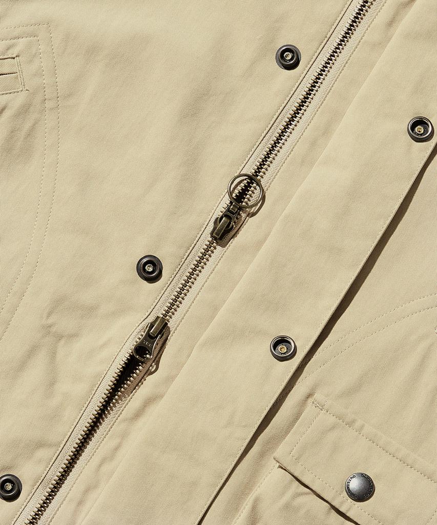 Outstanding Corduroy Collar Hunting Jacket_Beige