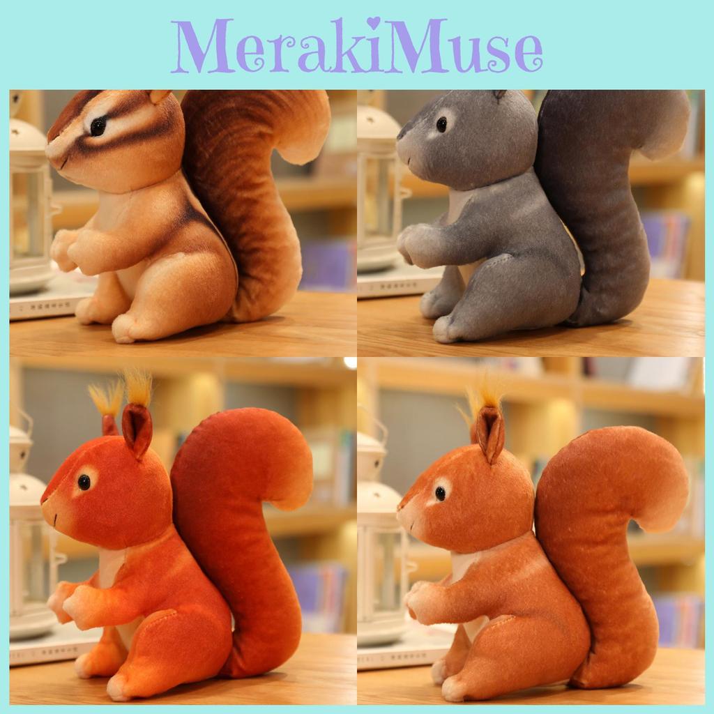 Squirrel Plush Cartoon Toy Cartoon Stuffed Doll Decoration Kids Cute Gifts