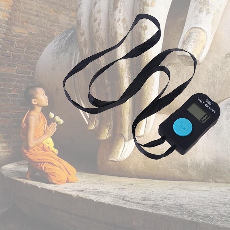 4místný digitální elektronický počítadlo se zvukem, ruční reset, počítadlo, dekompresní relaxační prstový nástroj pro meditaci